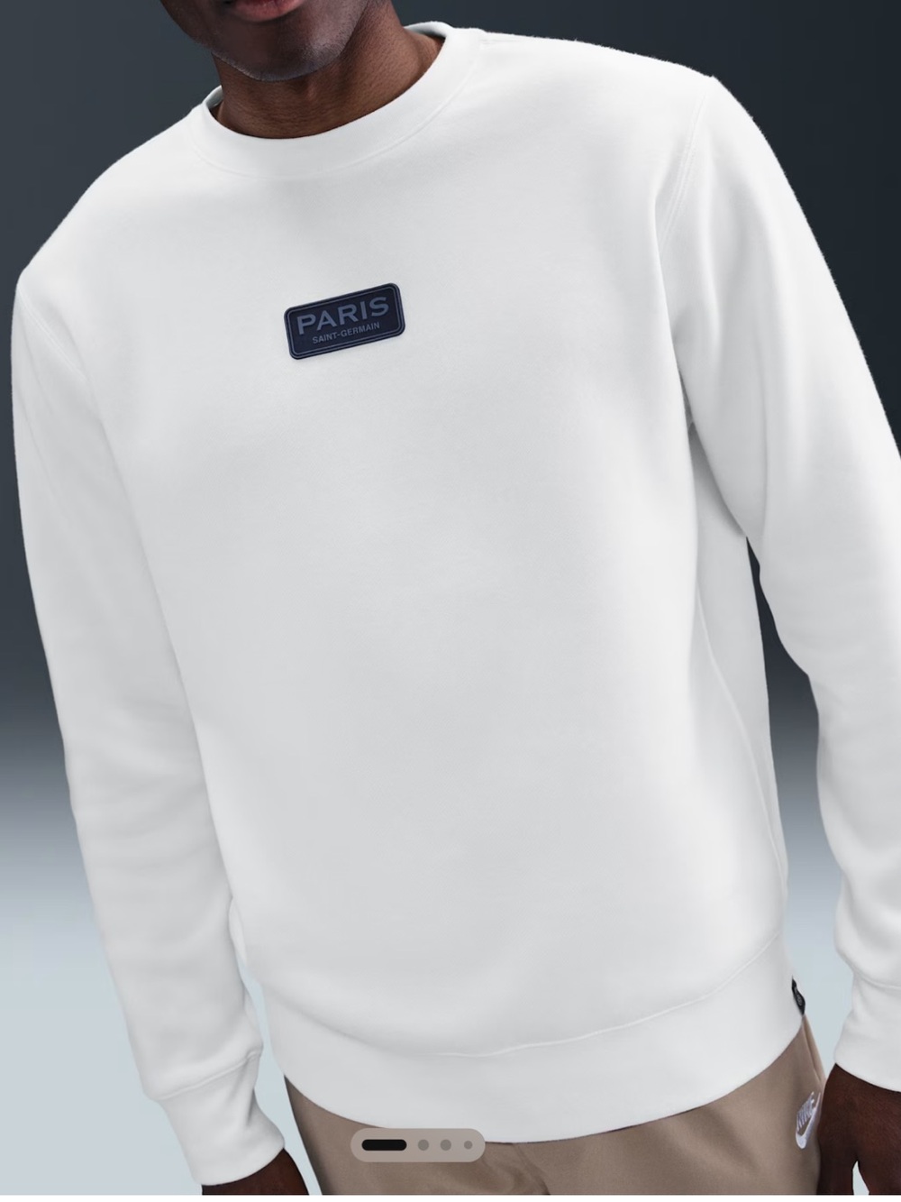 Nike Paris Saint-Germain Club Soccer Crew-Neck Sweatshirt Men’s Size XXL NWT